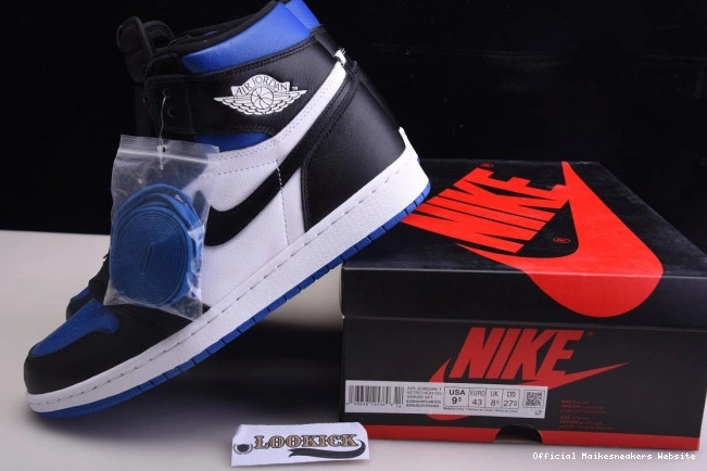Official Maikesneakers Jordan 1 Game 555088-041 Royal OG Air High Retro 0815